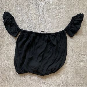 Brandy Melville off shoulder crop top